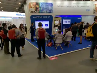 An image taken at the European Society Of Medical Oncology (2019) Barcelona